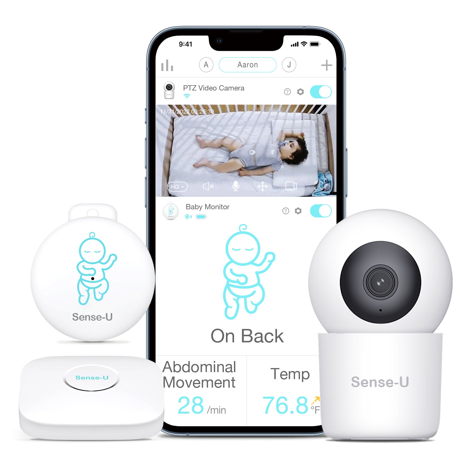 Sense-U Bundle: Know your child is okay while streaming HD video