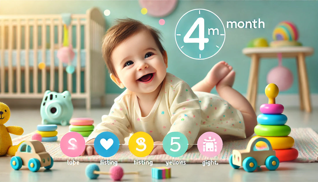 4 Month Old Baby Development and Milestones Sense U