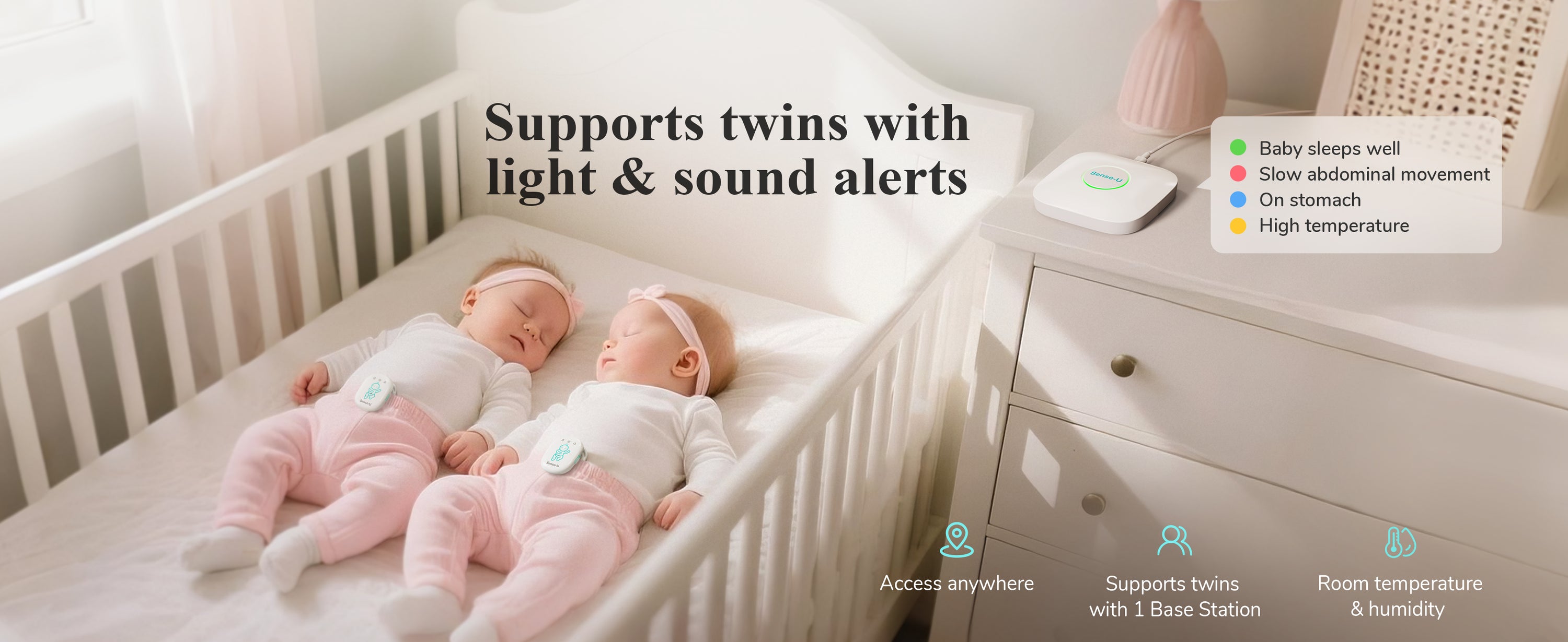 monbaby snuza baby breathing heartbeat monitor