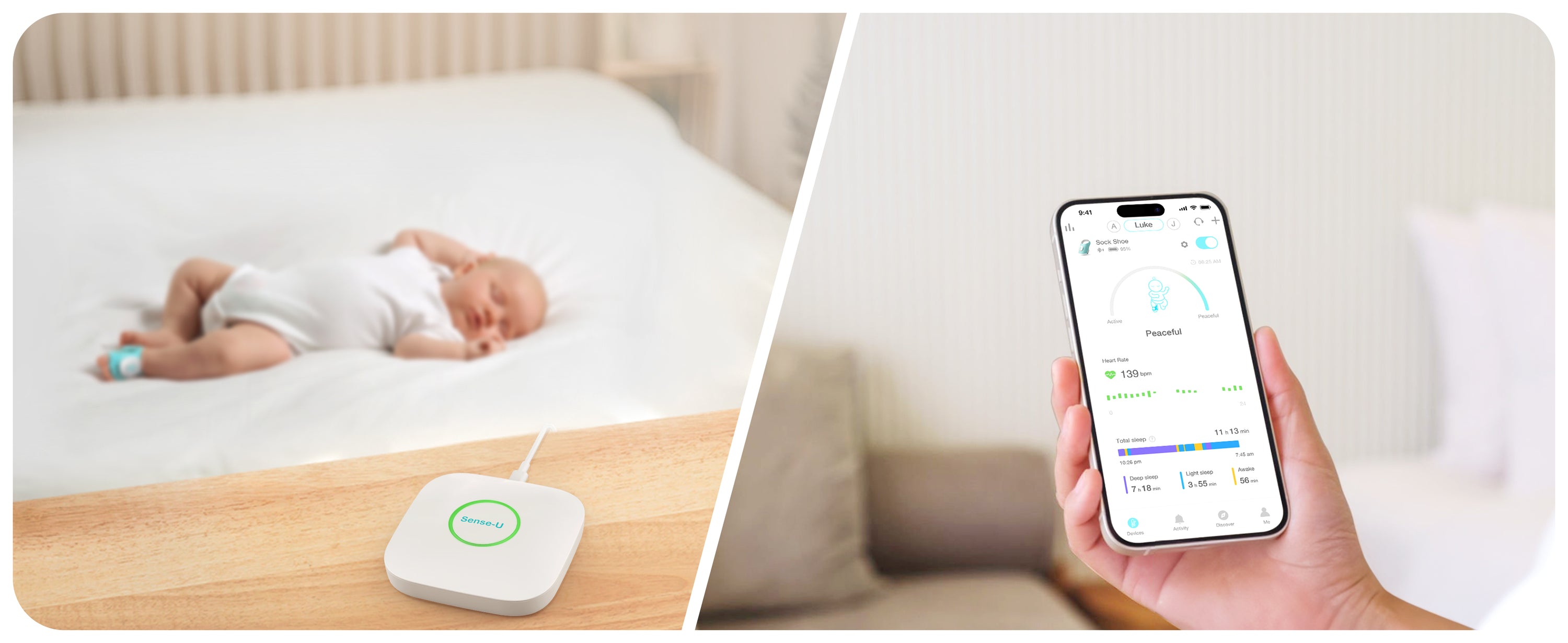 monbaby snuza baby breathing heartbeat monitor