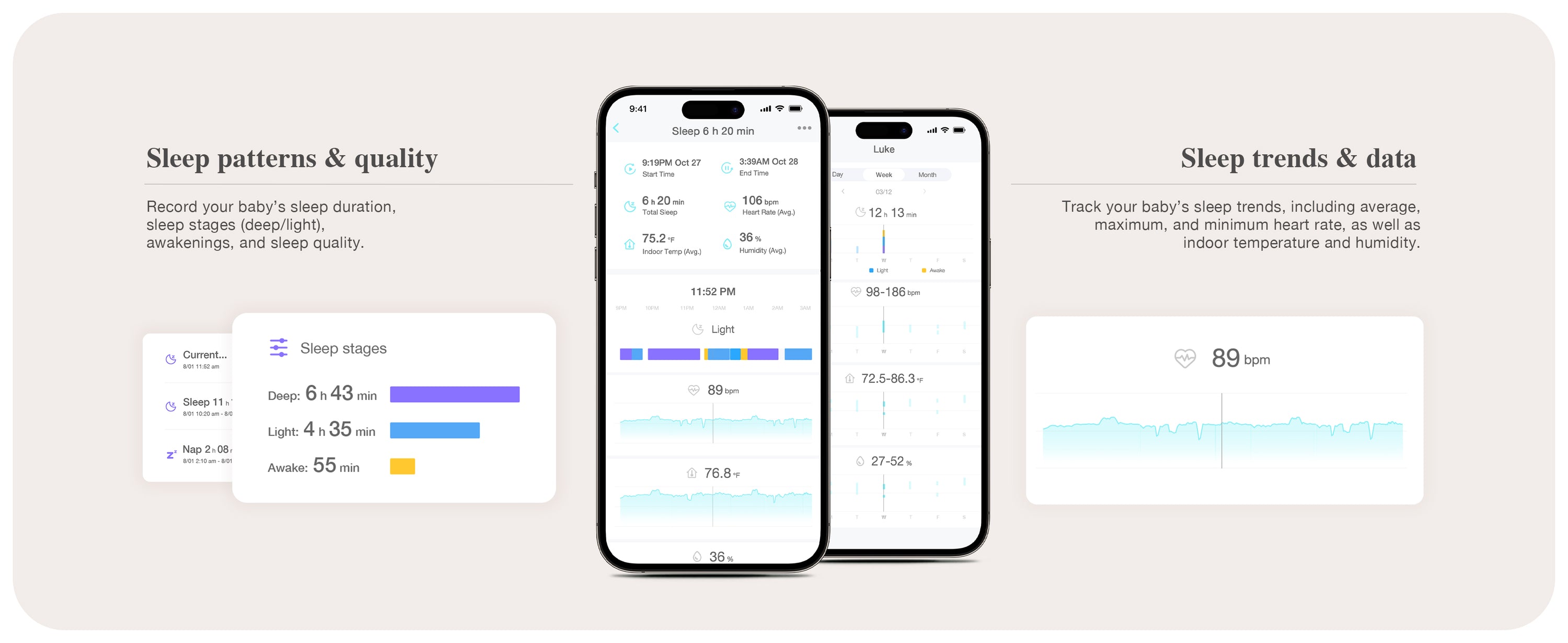 monbaby snuza baby heartbeat movement monitor