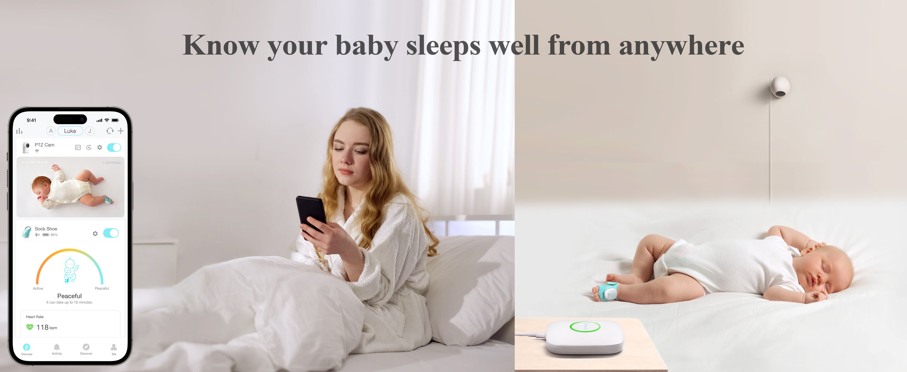 monbaby snuza baby breathing heartbeat monitor