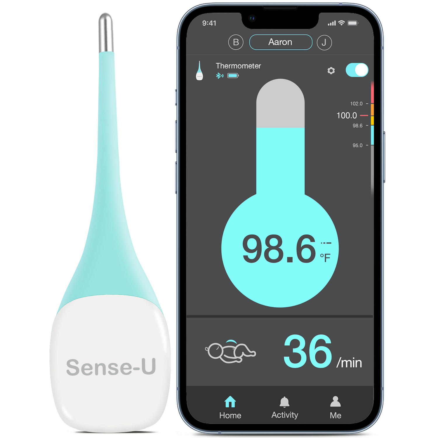 Uebe Cyclotest mySense digitales Bluetooth-Basalthermometer ab 92